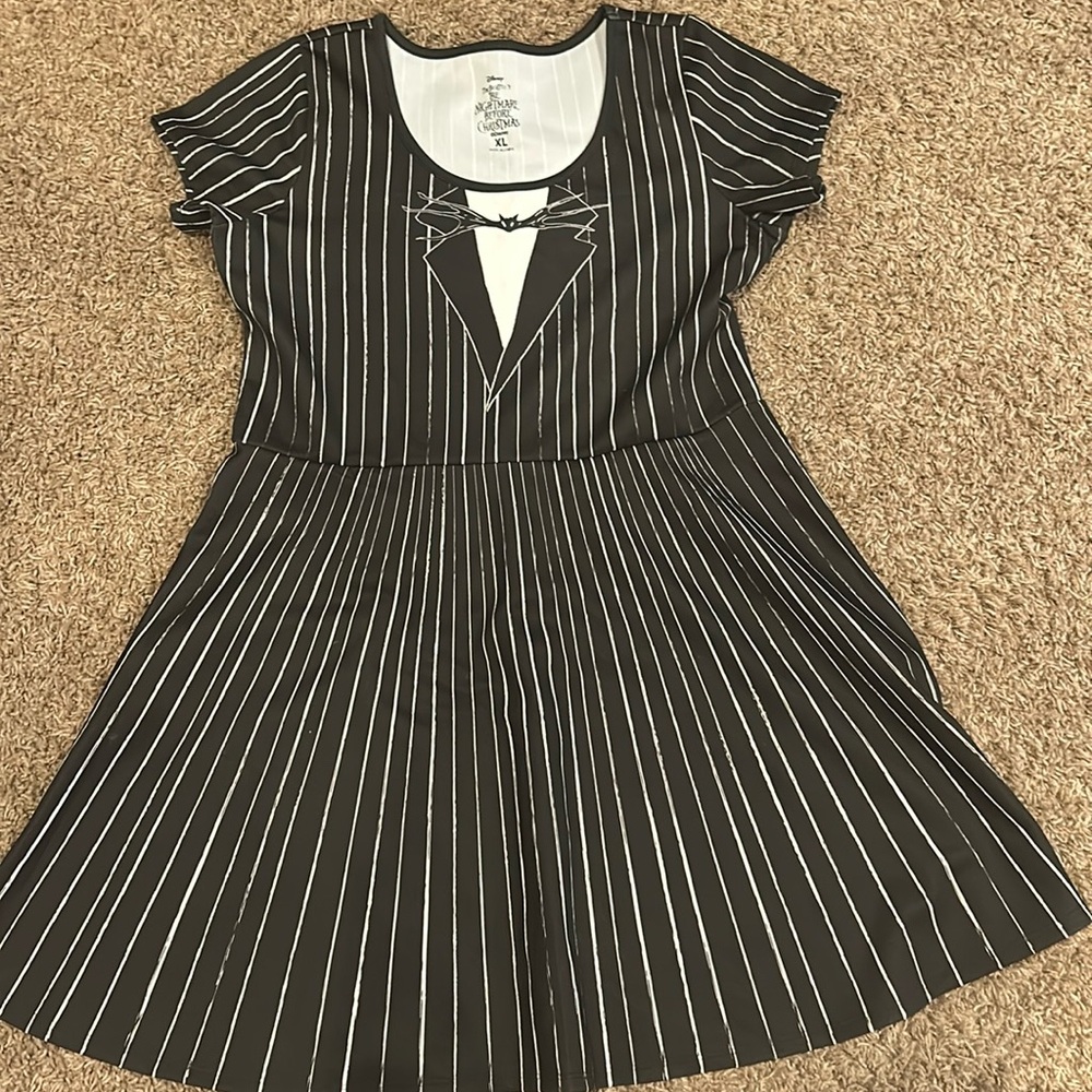 Nightmare Before Christmas Jack Skellington Women’s Size XL Dress